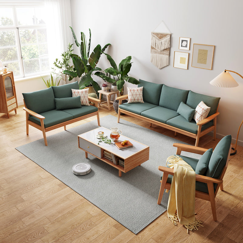 four seasons sofa set all green 1