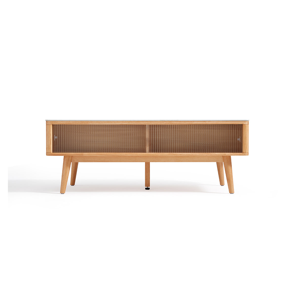 four seasons solid wood and white coffee table all 5