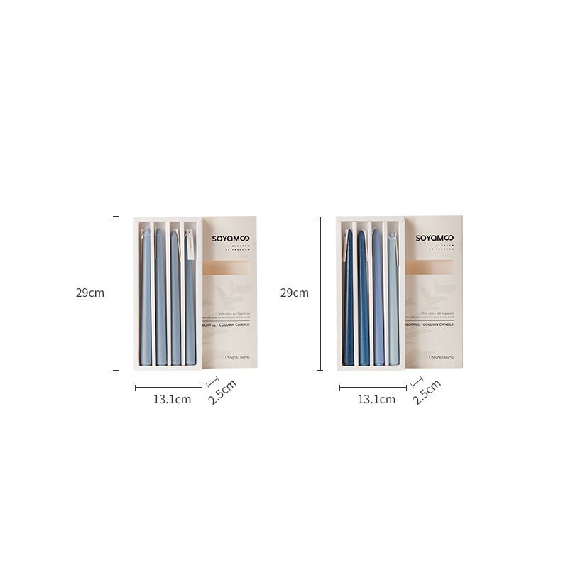 Fresh Spring Colored Taper Candles