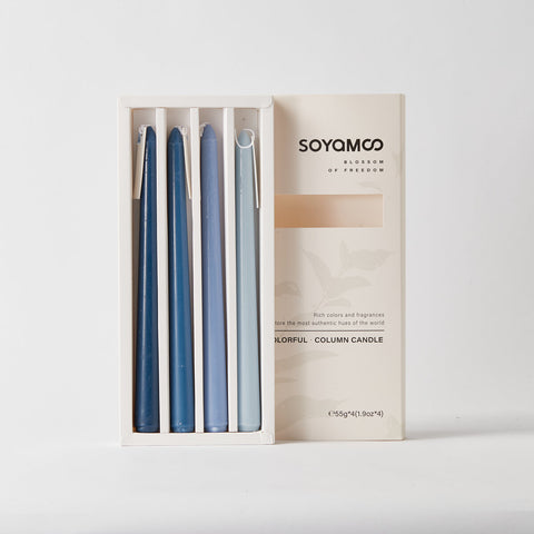 Fresh Spring Ombre Taper Candles