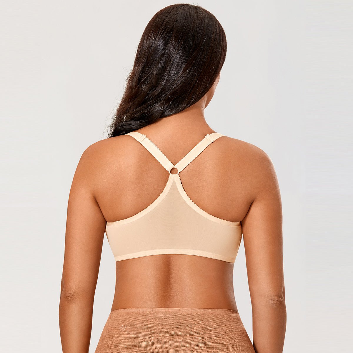 Front Closure Lace Underwire Full Coverage Bra