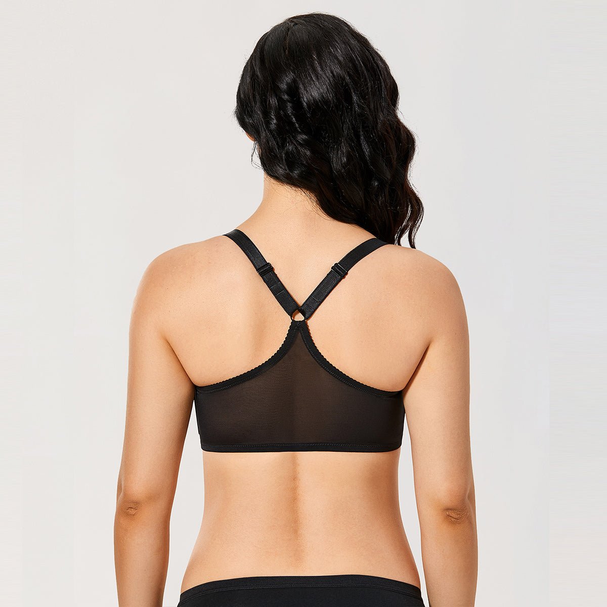 Front Closure Lace Underwire Full Coverage Bra