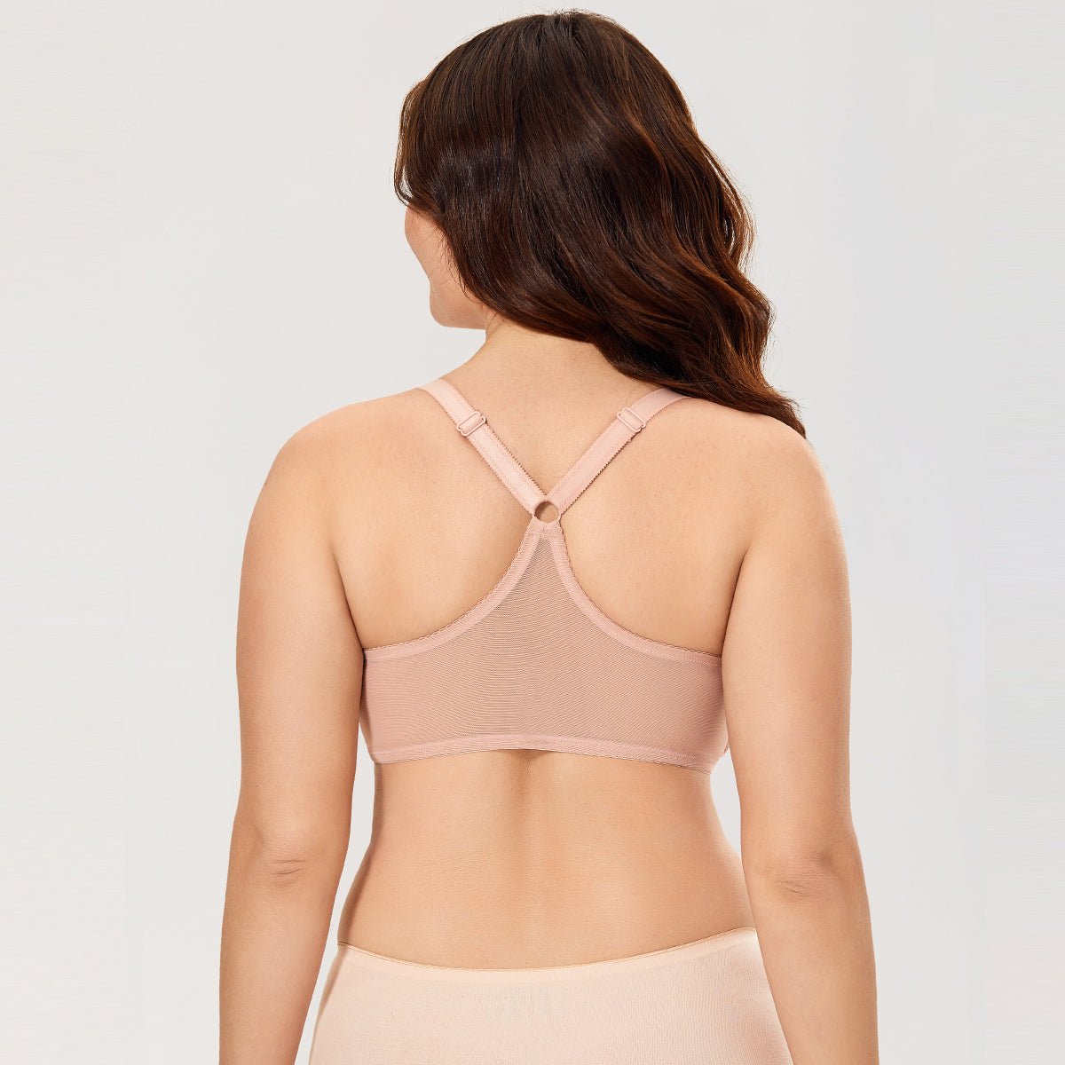 Front Closure Lace Underwire Full Coverage Bra