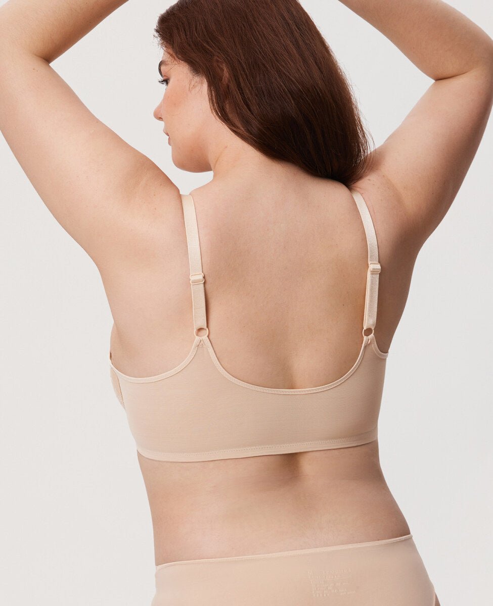 Front Closure Lace Underwire Plunge Bra