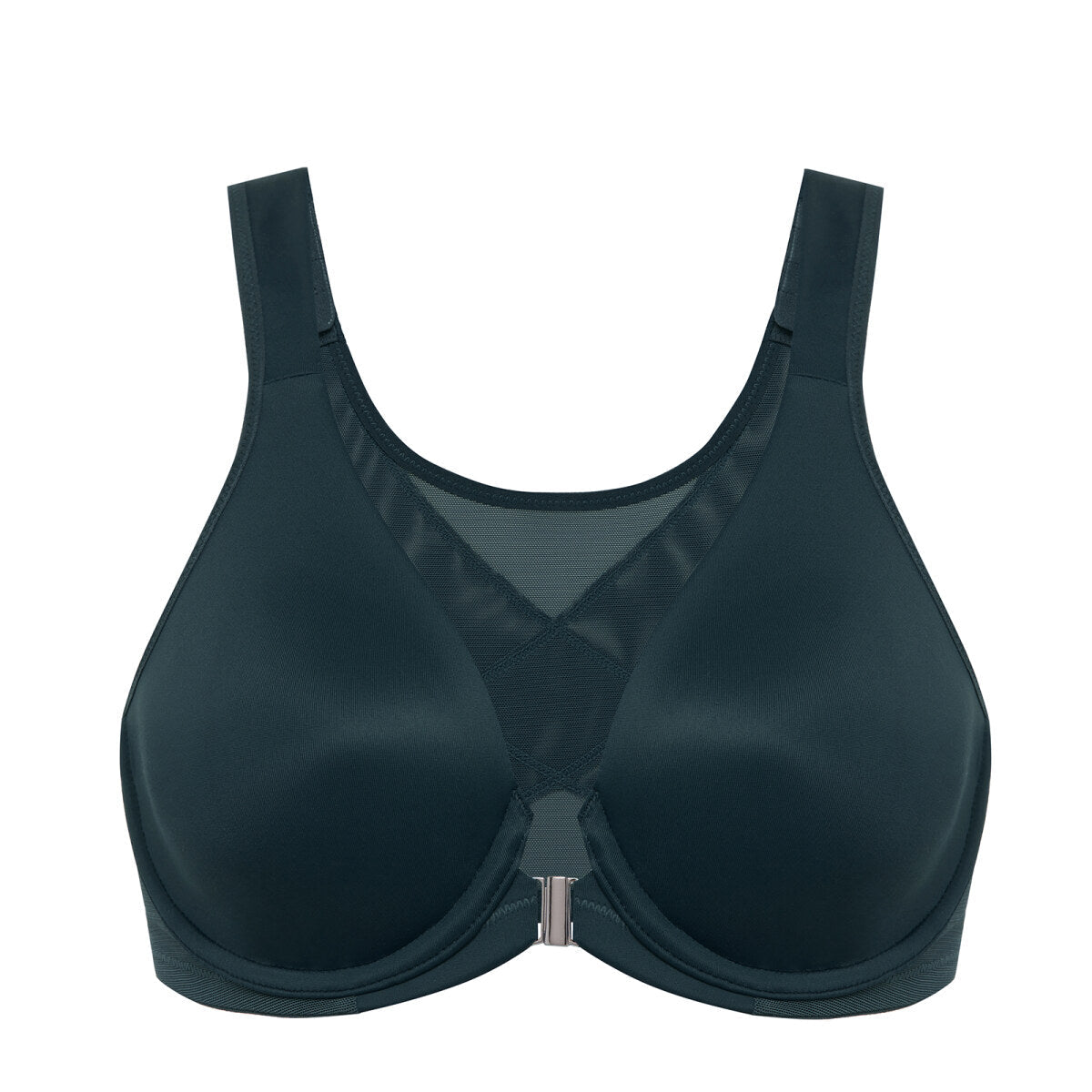 Front Closure Posture Support Underwire Plunge Bra