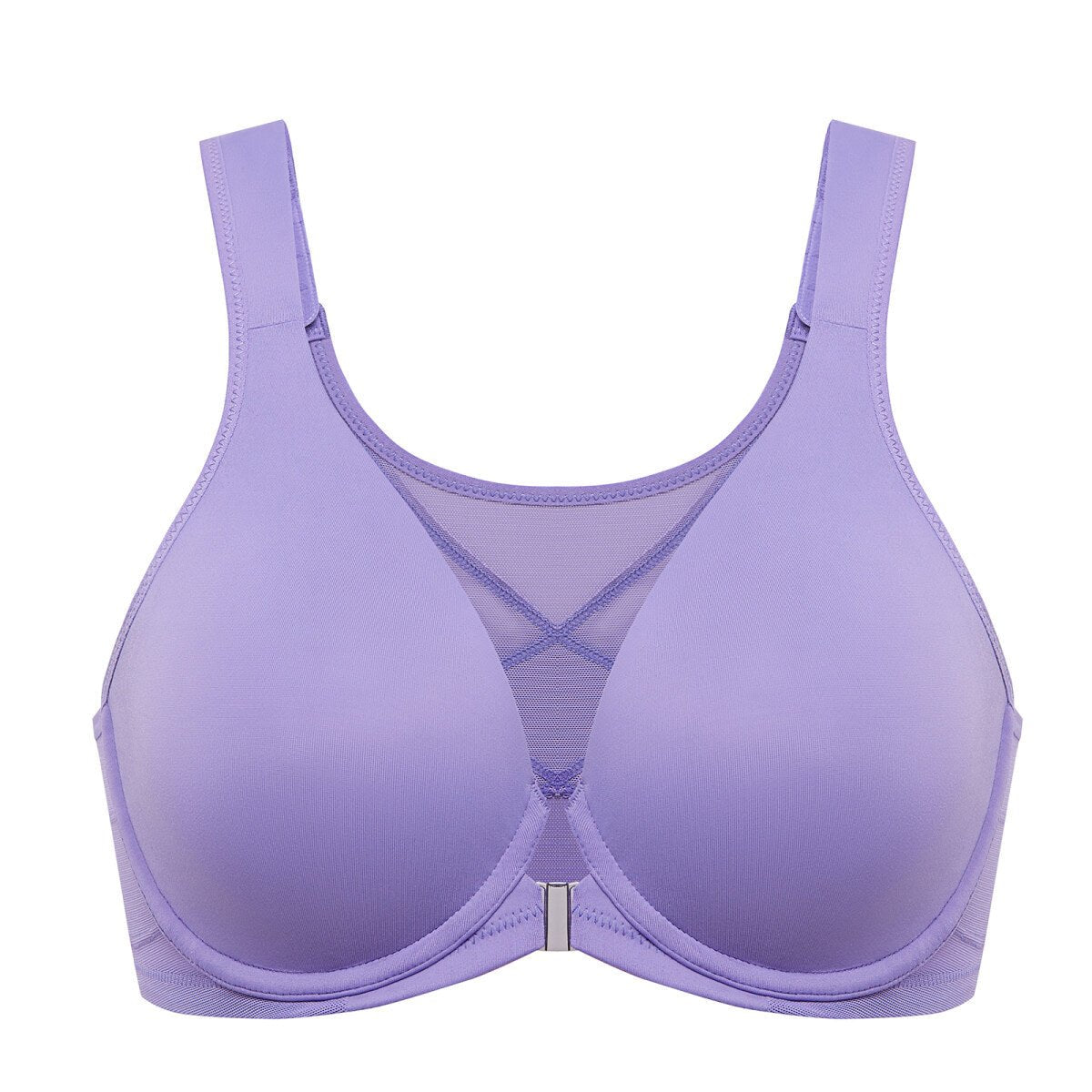 Front Closure Posture Support Underwire Plunge Bra