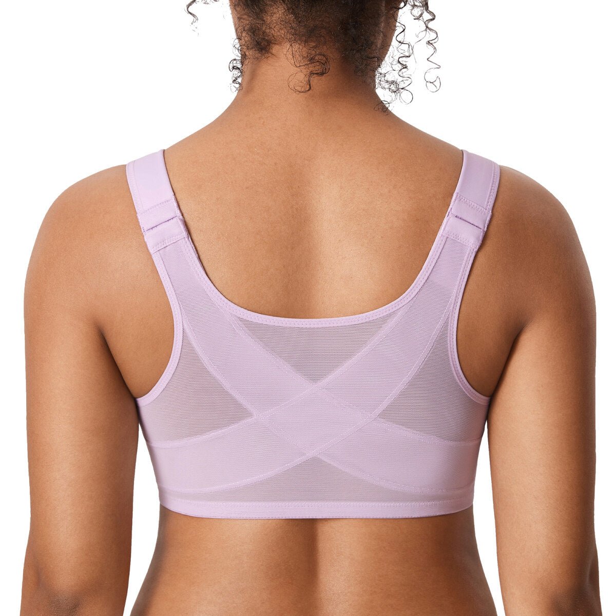 Front Closure Posture Support Underwire Plunge Bra