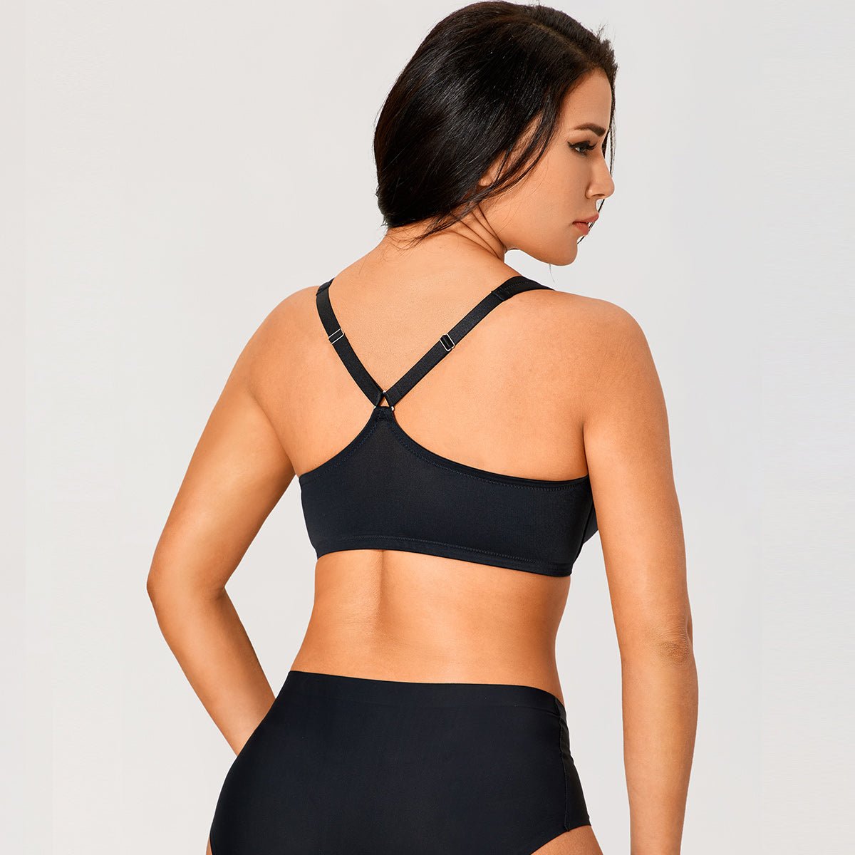 Front Closure T - Back Underwire Plunge Bra