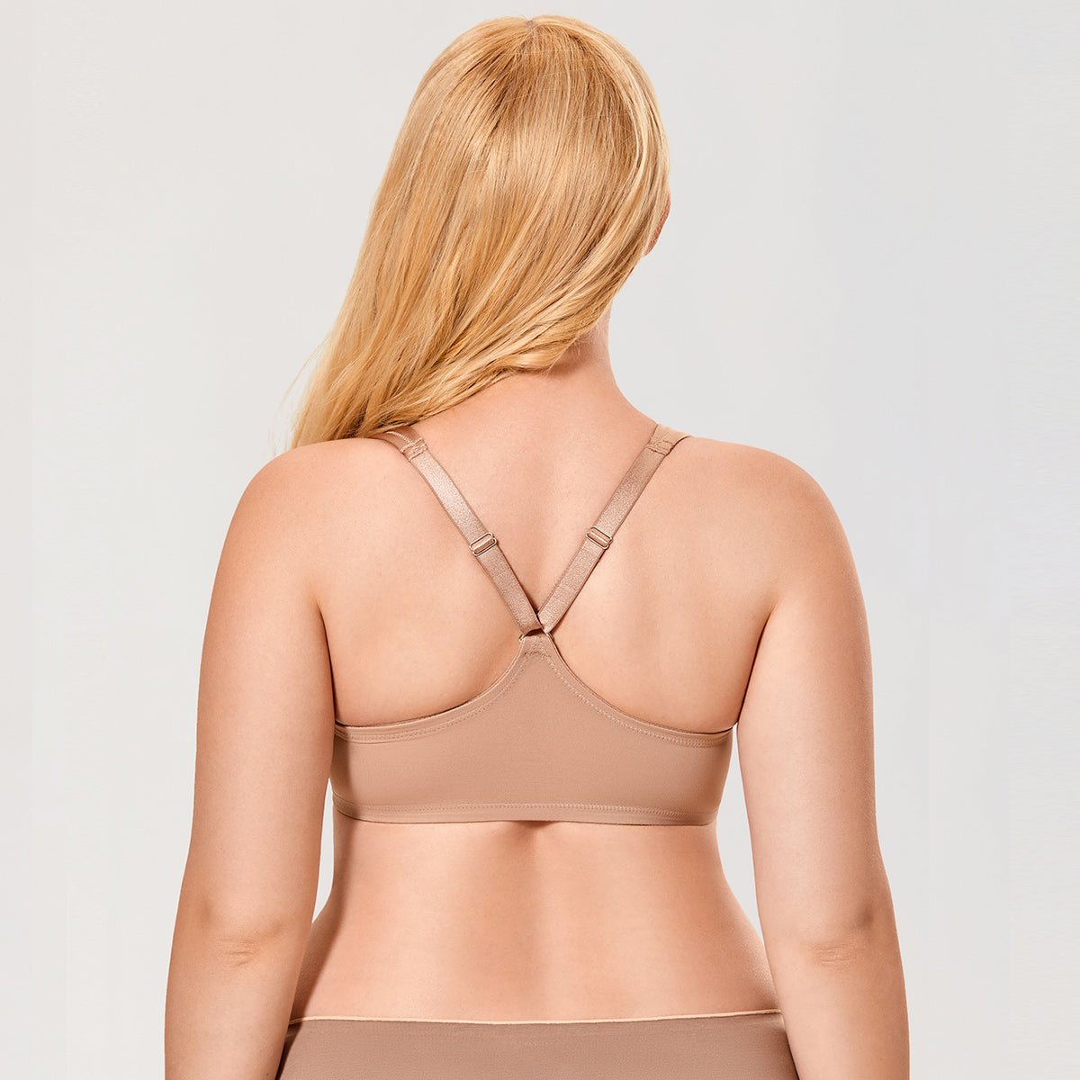 Front Closure T - Back Underwire Plunge Bra
