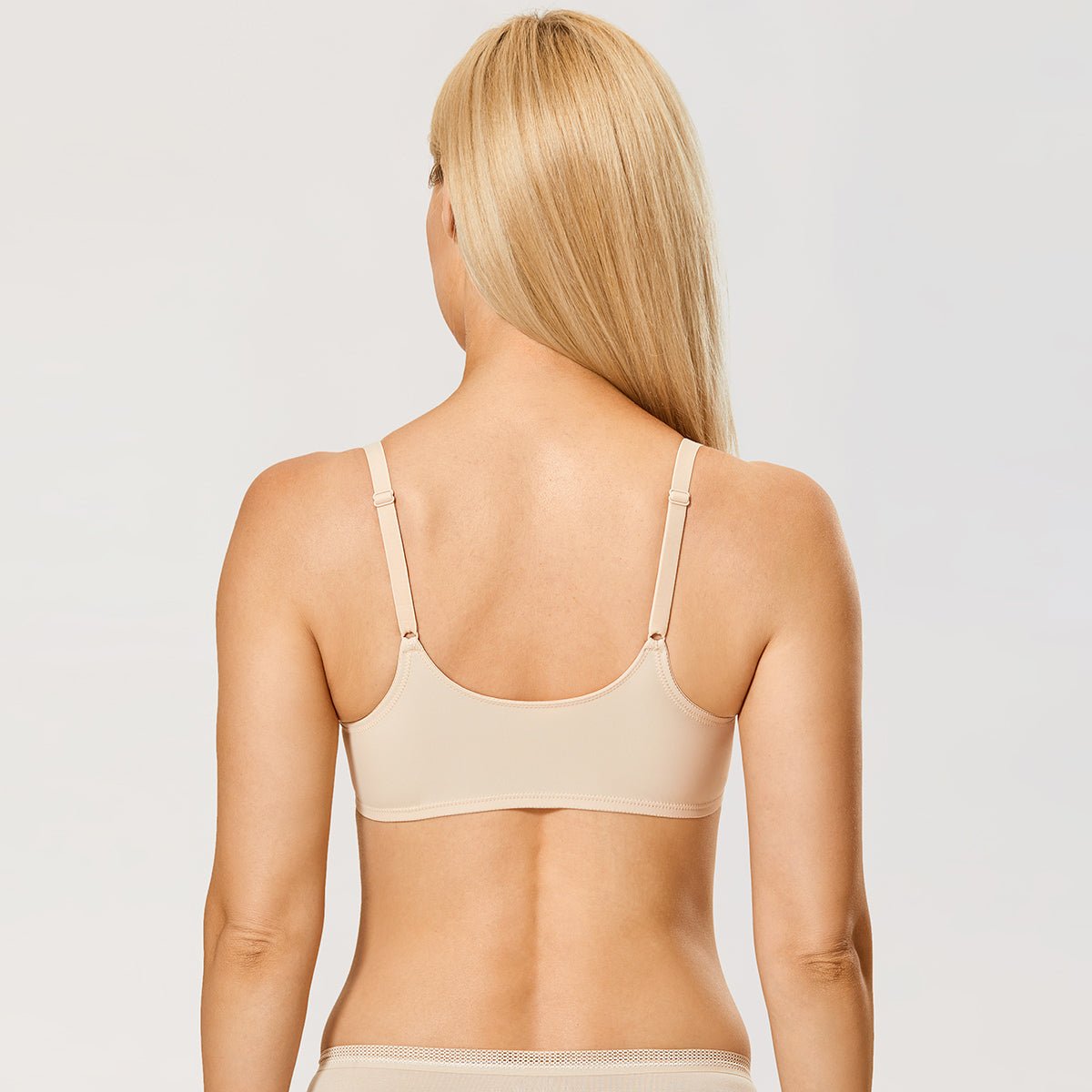 Front Closure Unlined Plunge Comfort Bra