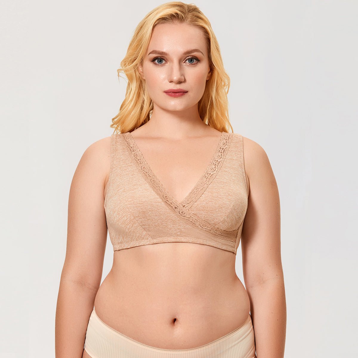 Front Crossover Wireless Nursing Bra