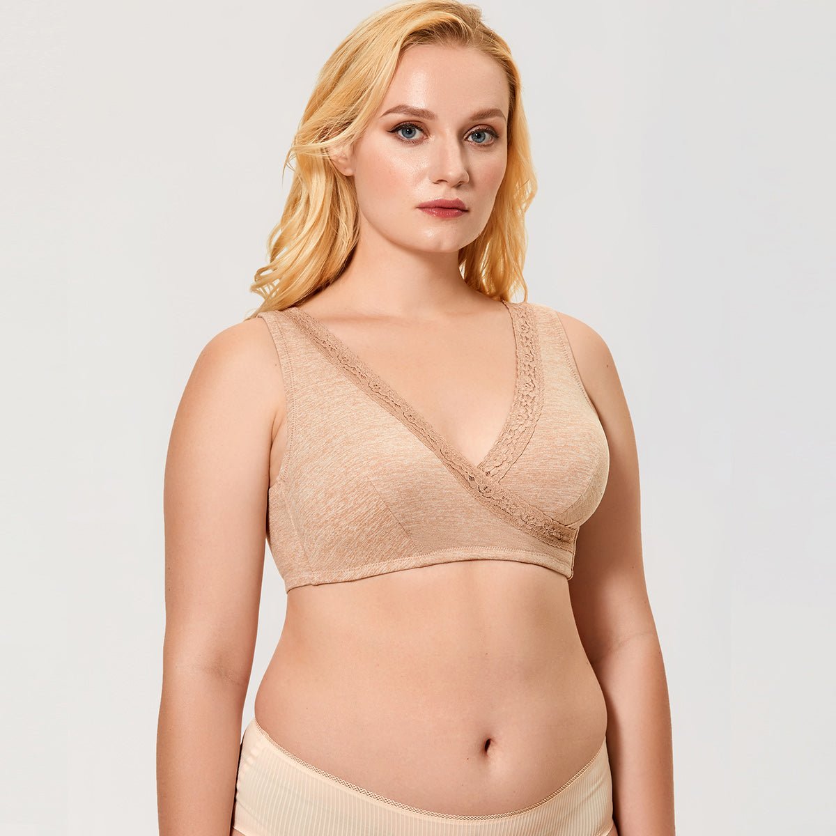 Front Crossover Wireless Nursing Bra