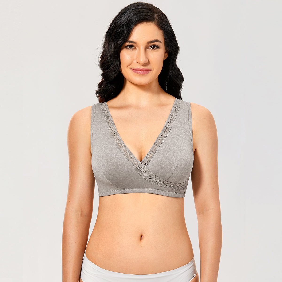 Front Crossover Wireless Nursing Bra