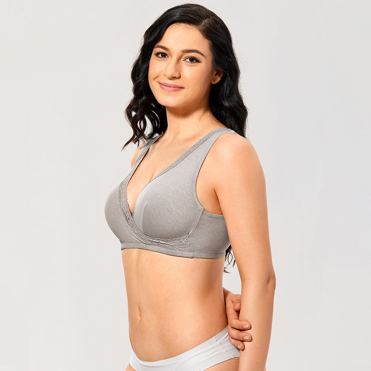 Front Crossover Wireless Nursing Bra