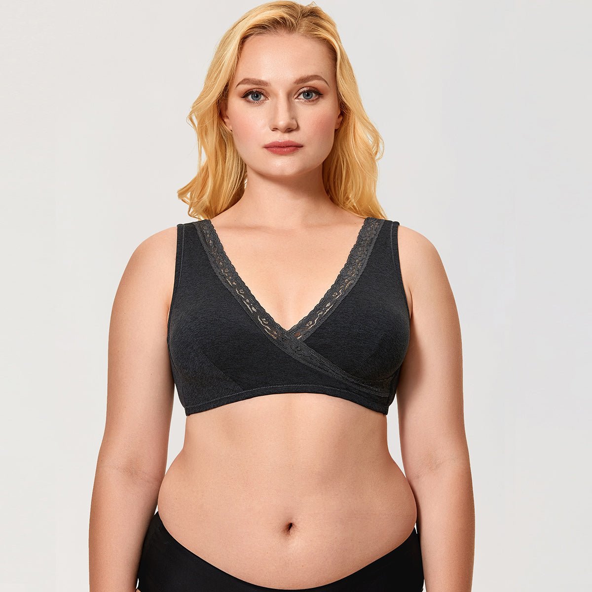 Front Crossover Wireless Nursing Bra