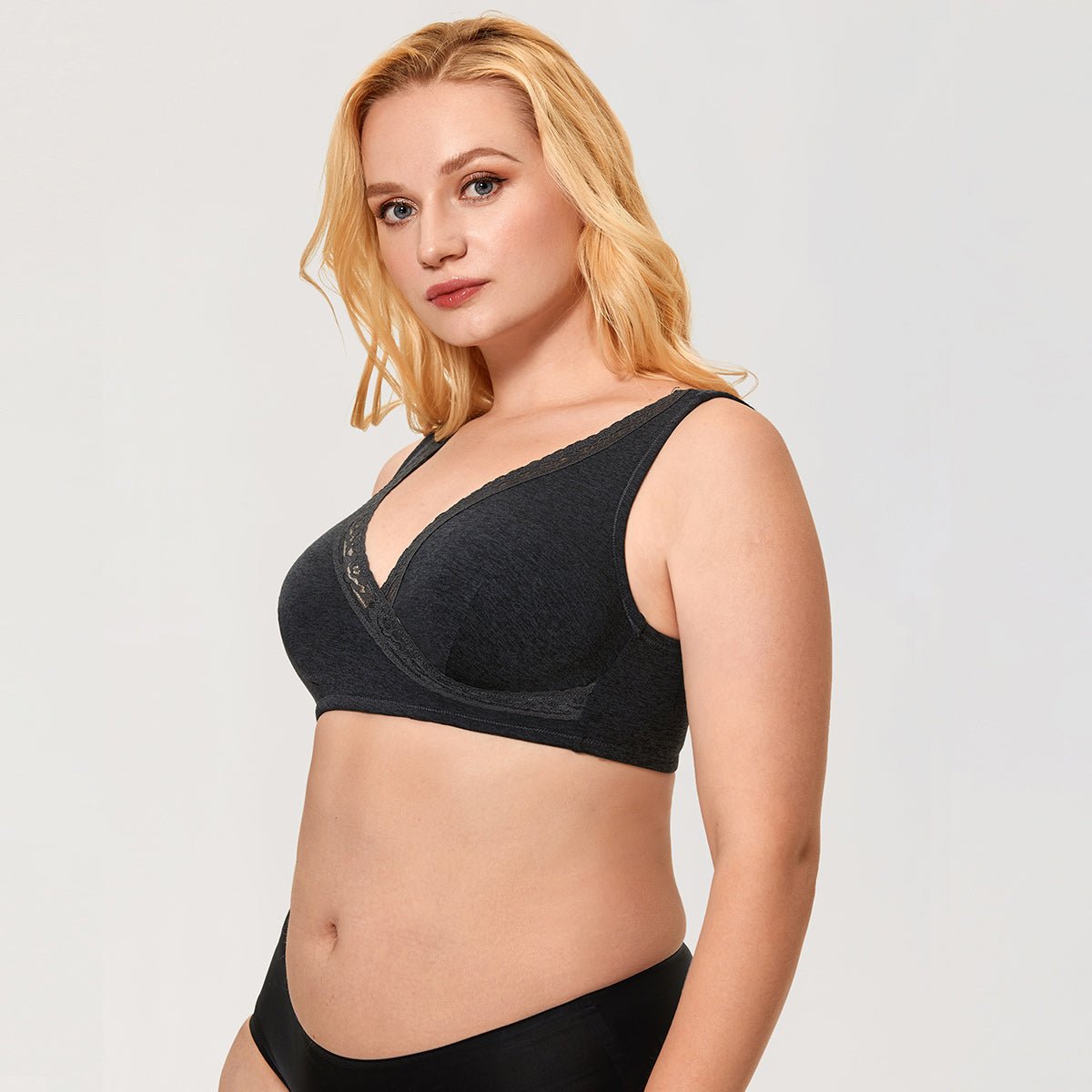Front Crossover Wireless Nursing Bra