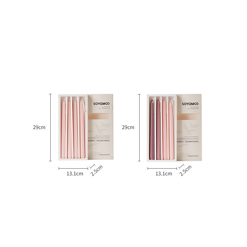 Fruity Temptation Colored Taper Candles