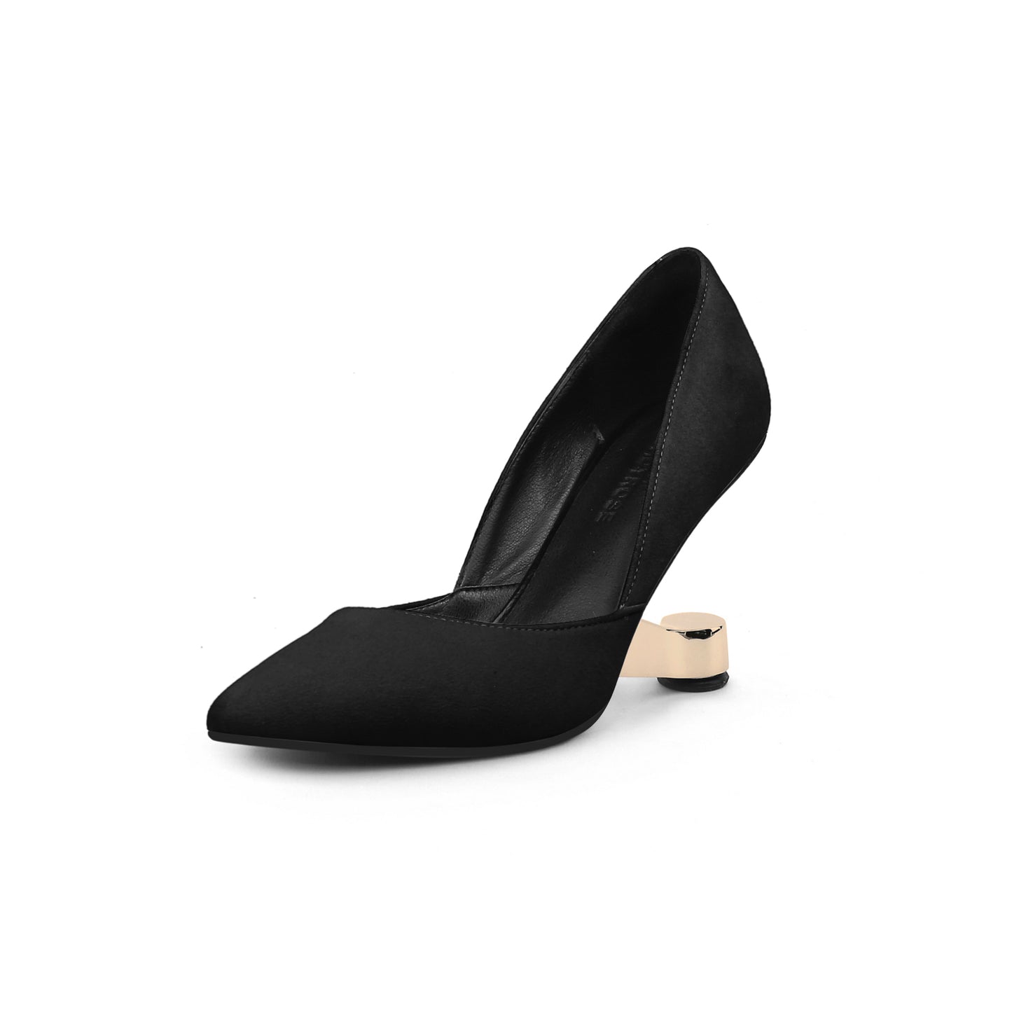 full bloom velvet dorsay pumps all black 2