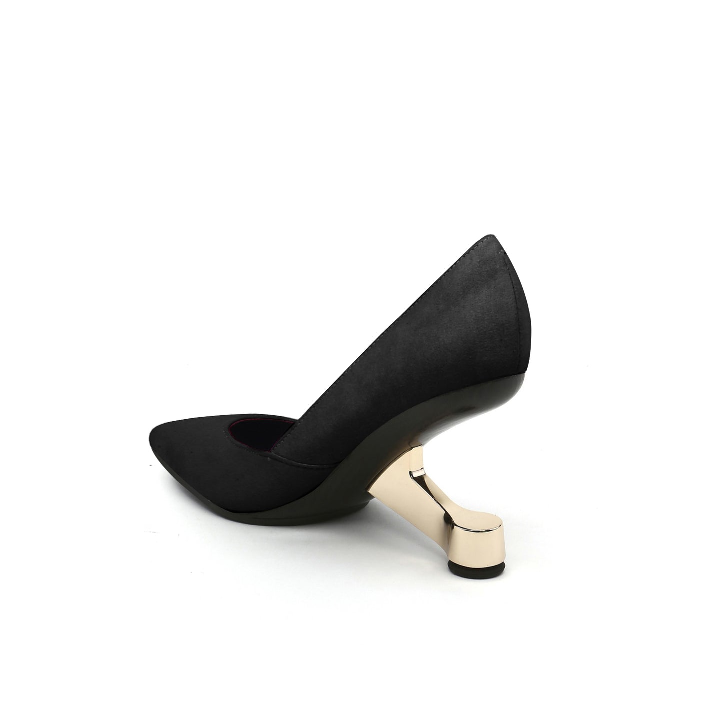 full bloom velvet dorsay pumps all black 4