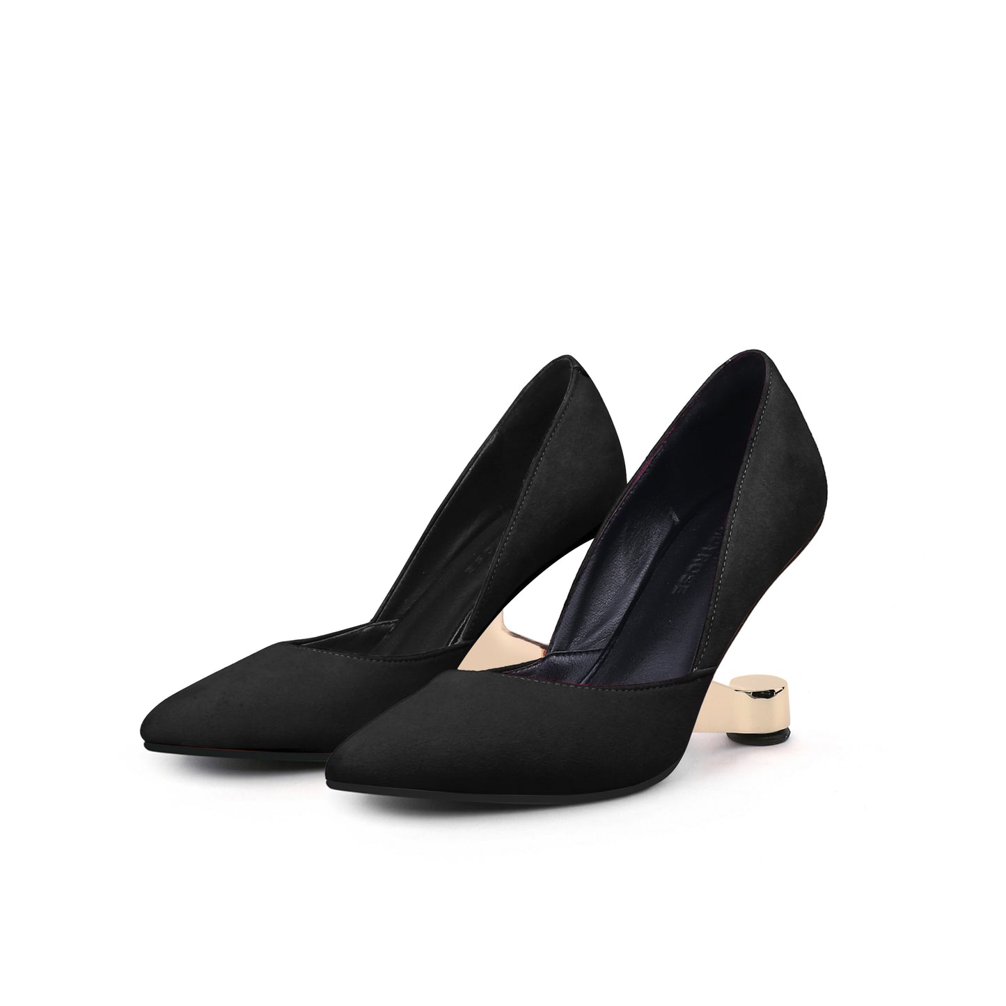full bloom velvet dorsay pumps all black 5
