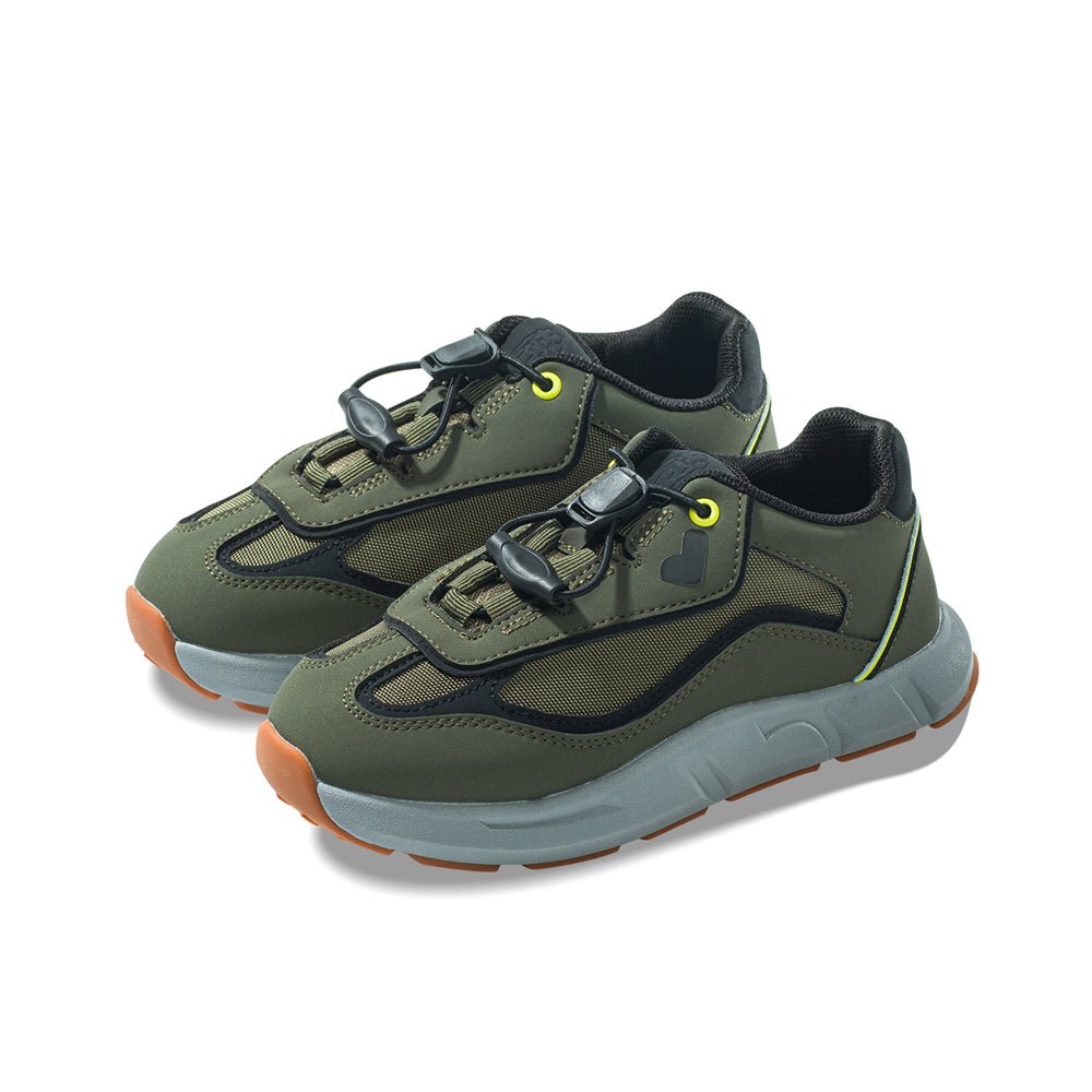 fun time soft sole walking shoes all olive 2