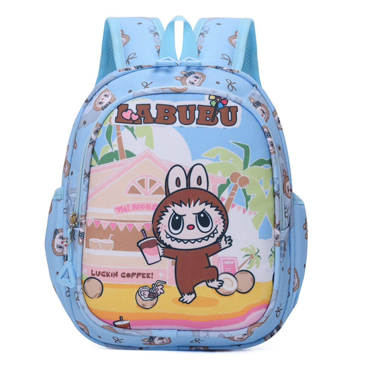 Fun Vacation Time Labubu Kids Backpack