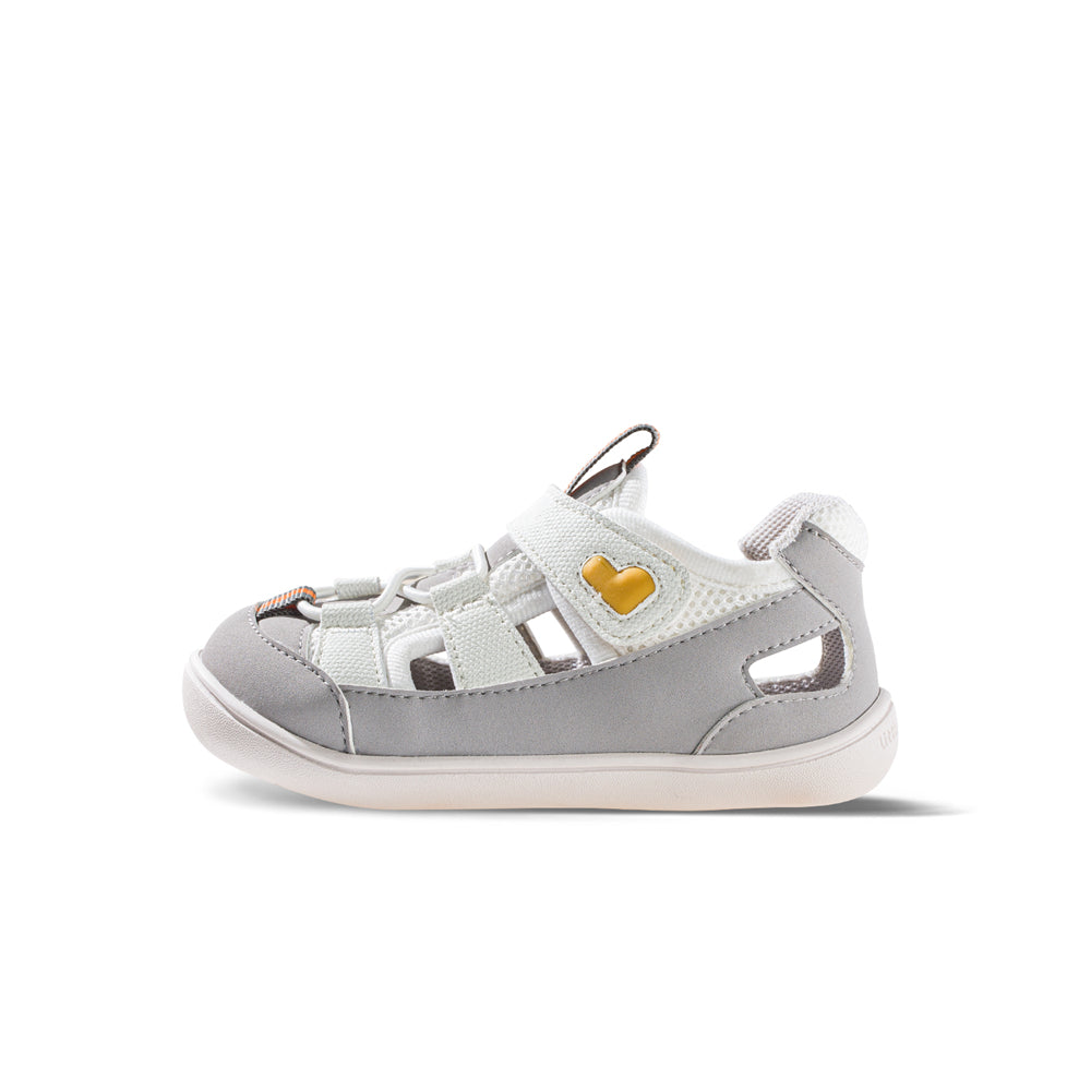 gentle baby non slip breathable soft sole walking shoes all grey 1