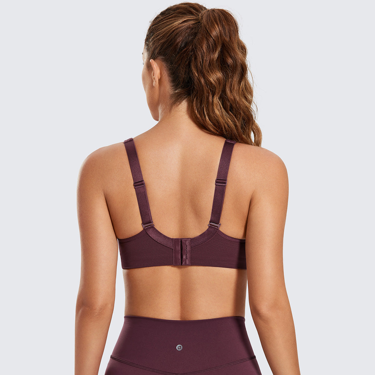 gentle comfort high impact padded sports bra all maroon 3