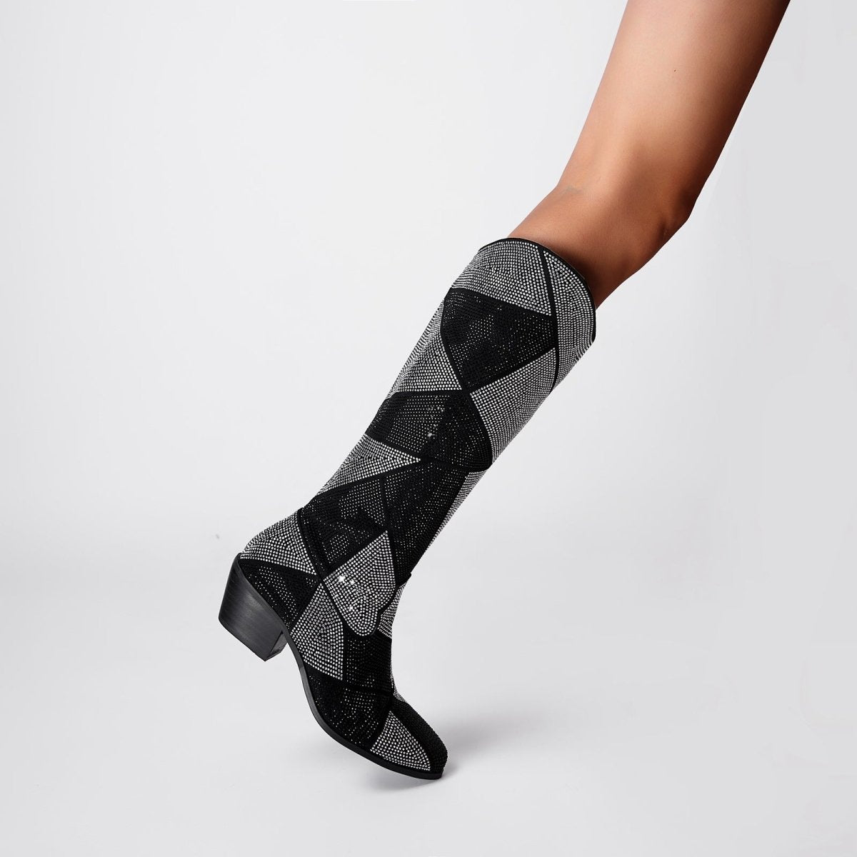 geometric - black - silver - sparkle - western - knee - high - boots_all_black_8.jpg