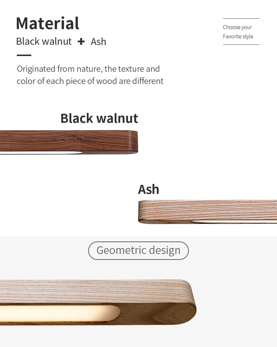 geometric solid wood tri color pendant light all all 2