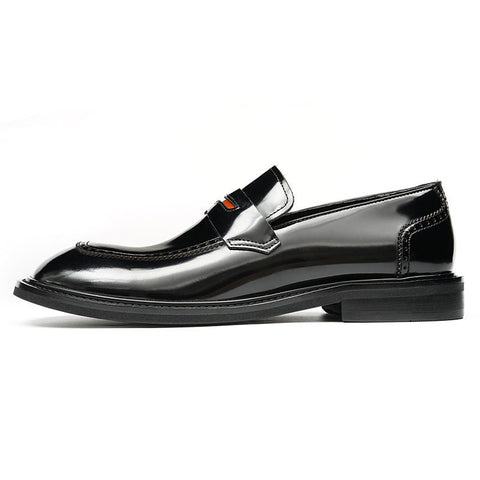 Glossy Calfskin Contemporary Penny Loafers for Men