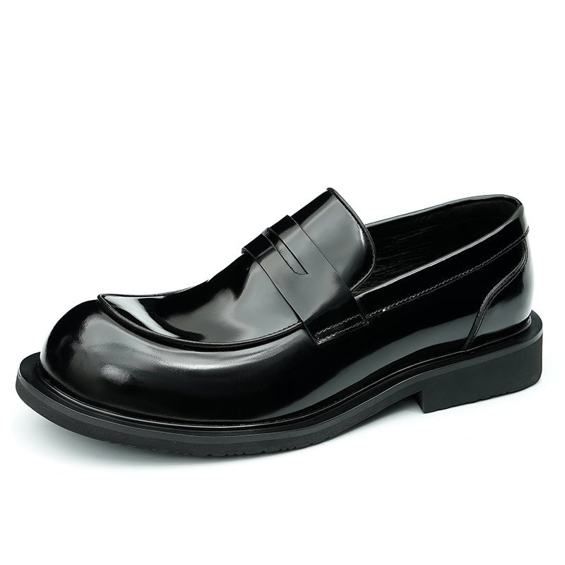 Glossy Calfskin Large Toe Loafers for Men - 0cm