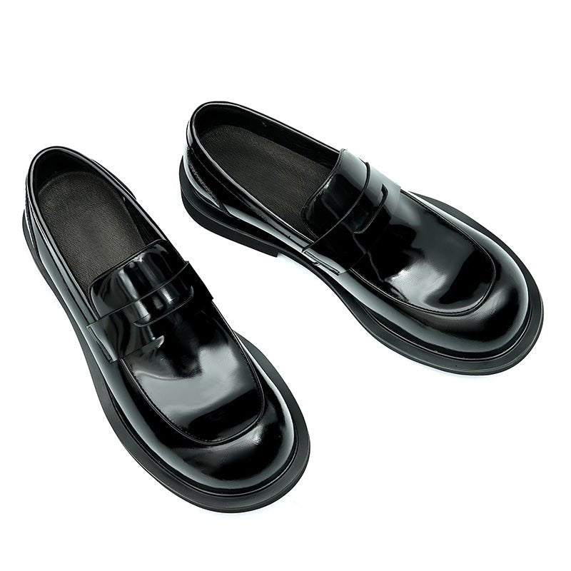 Glossy Calfskin Large Toe Loafers for Men - 0cm
