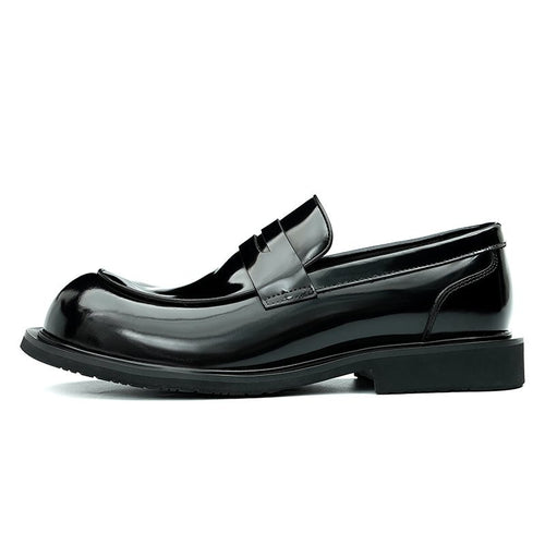 Glossy Calfskin Large Toe Loafers for Men - 0cm