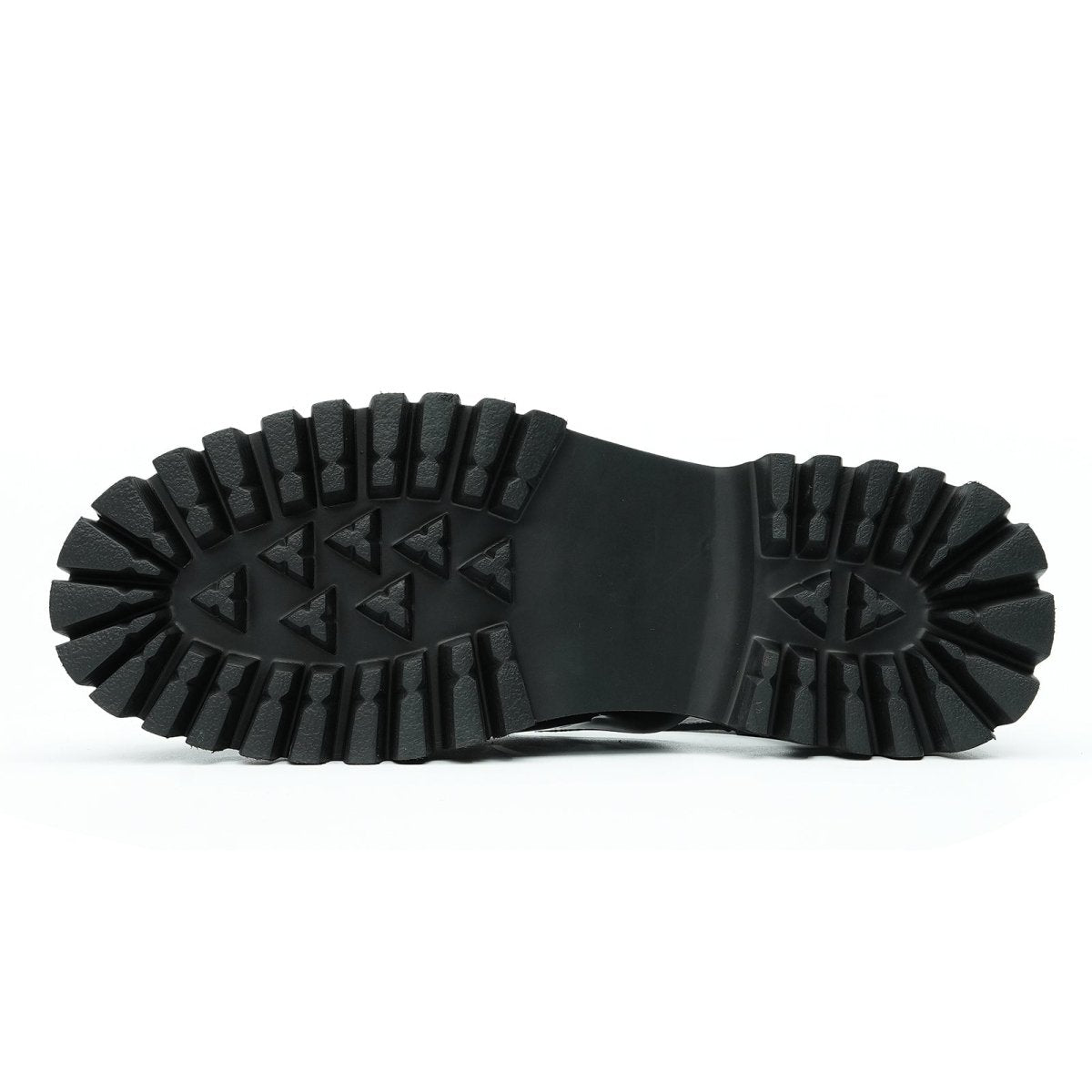 Glossy Calfskin Modern Roman Sandals for Men - 0cm