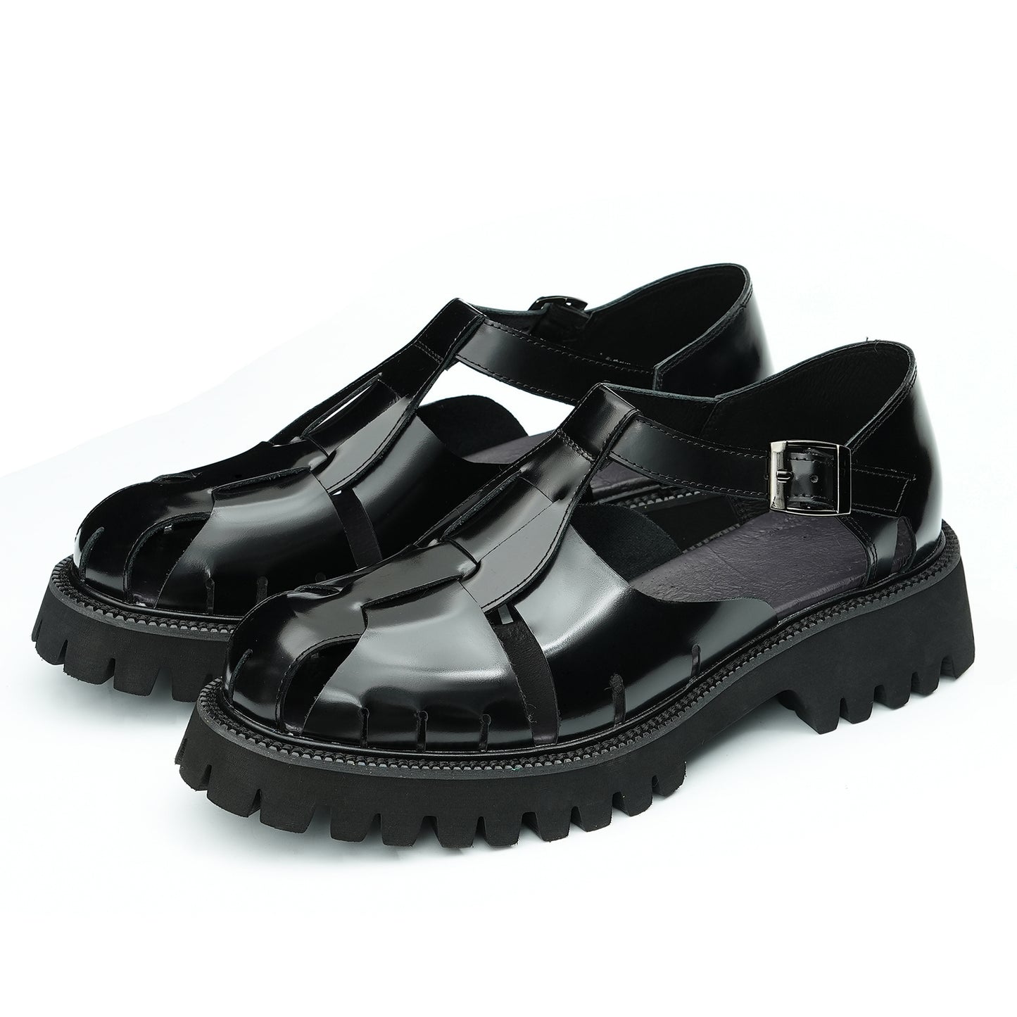 glossy-calfskin-modern-roman-sandals-for-men_all_black_4.JPG