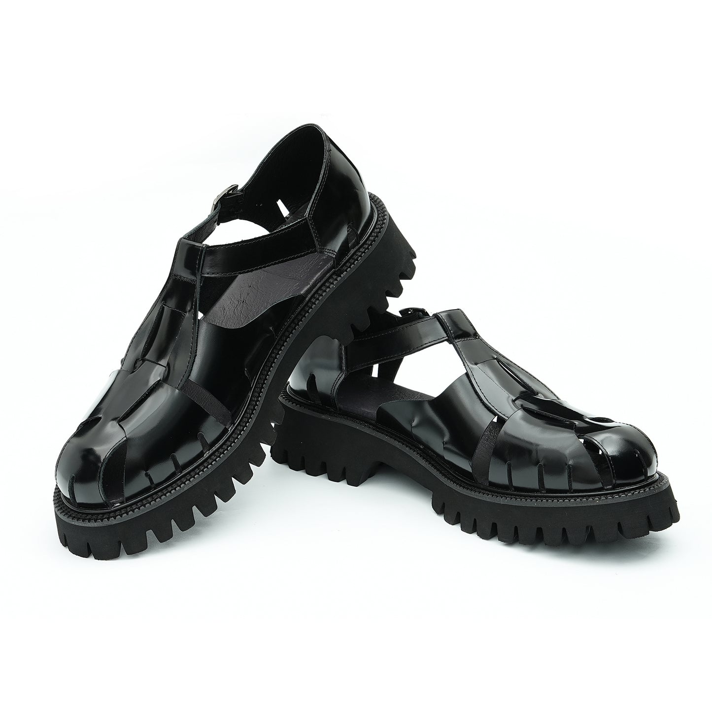 glossy-calfskin-modern-roman-sandals-for-men_all_black_8.JPG