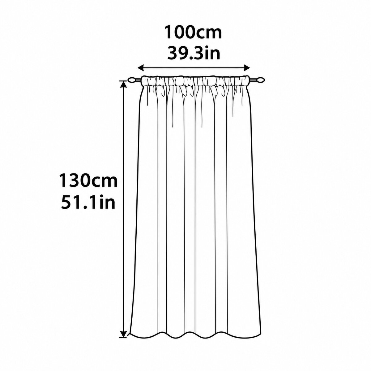 Gold Foil Christmas Tree Sheer Curtains – Terrilon Voile Panel Pair