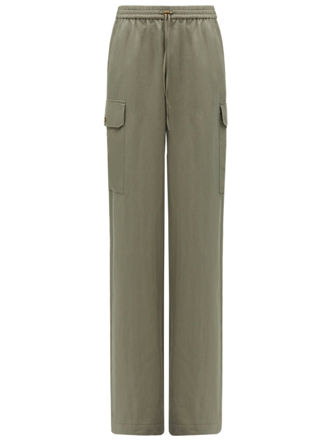 green straight leg cargo pants all green 4