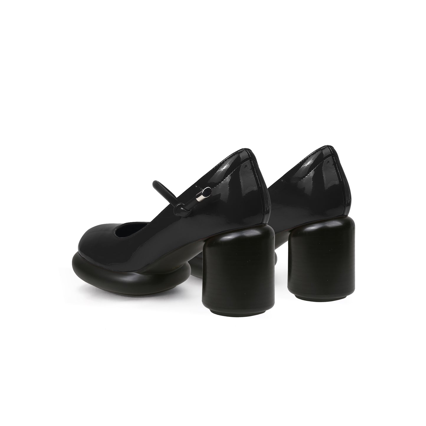 grown up heel mary jane pumps all black 5