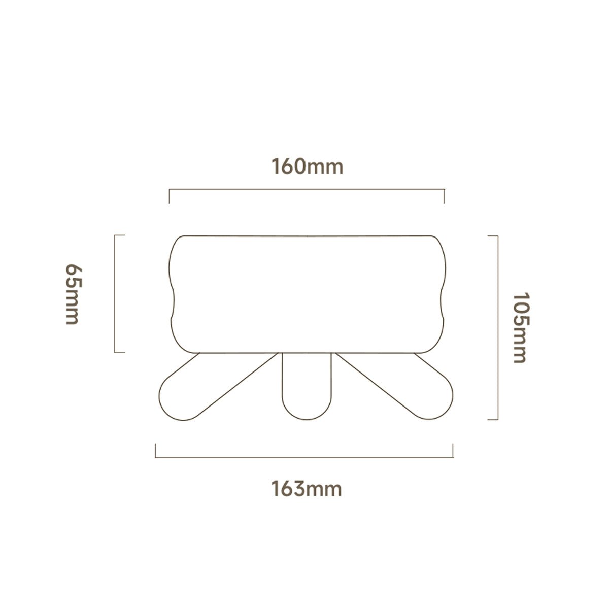 Gulu Ceramic Pet Water Bowl - 0cm