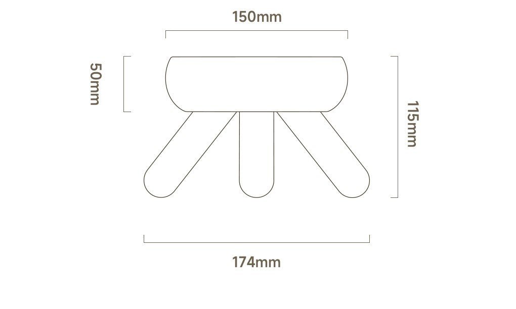 Gulu Elevated Ceramic Pet Food Bowl with Wooden Stand