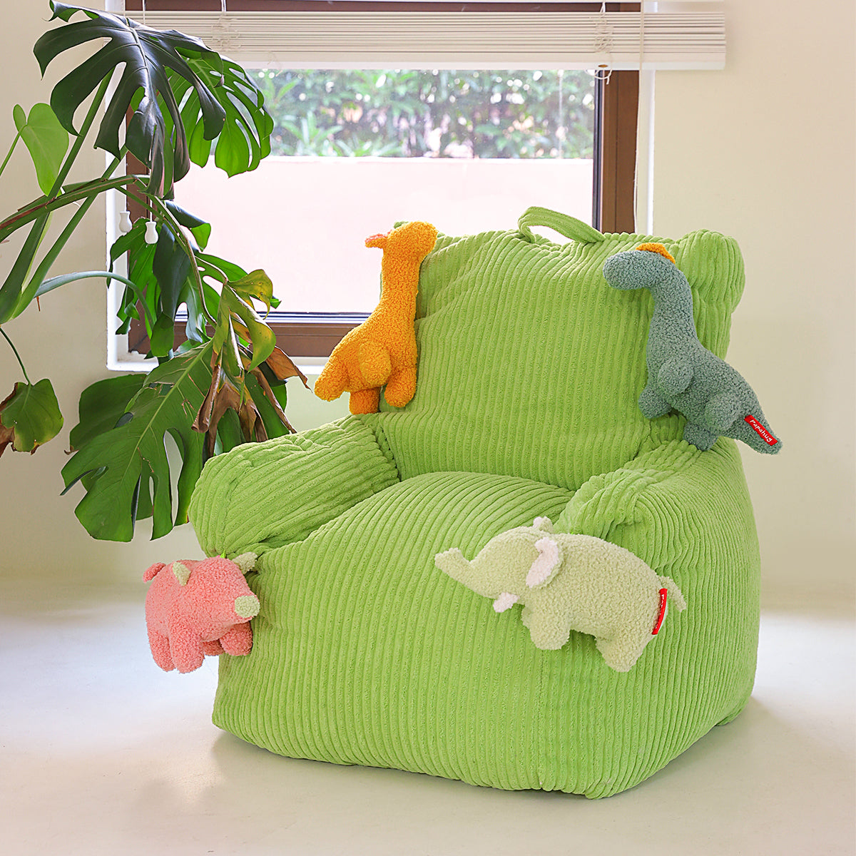 happy dream comfortable bean bag chair green 1