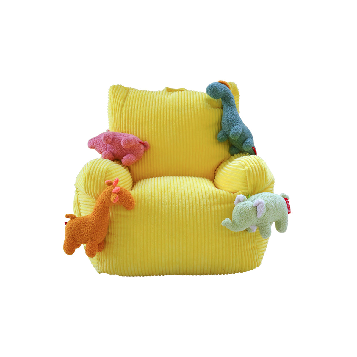 happy dream comfortable bean bag chair yellow 3