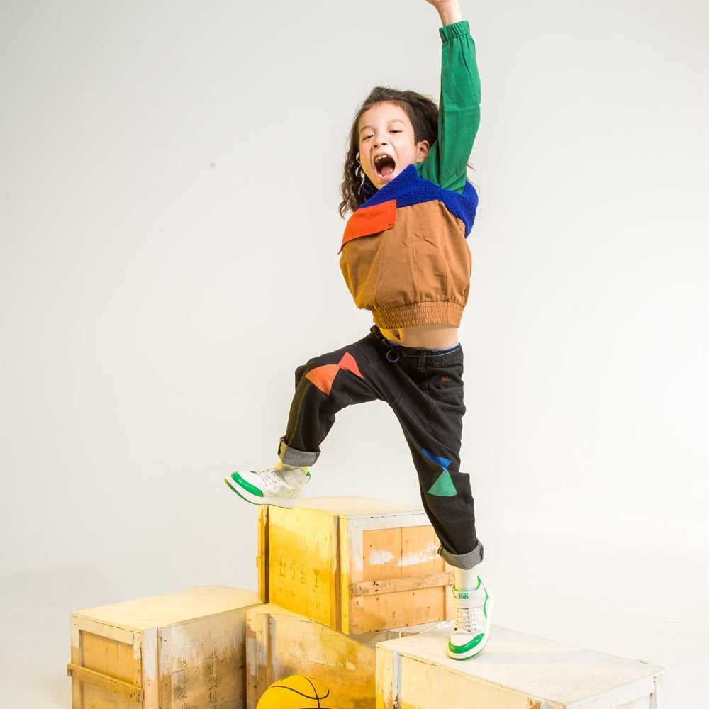 haus soft sole kids high top sneakers all green 7