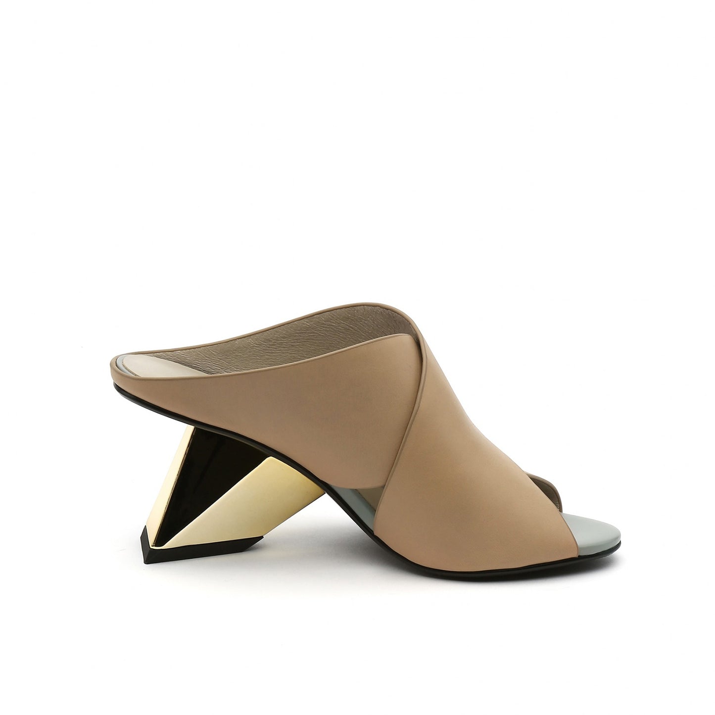 haute criss cross open toe sandals all apricot 3