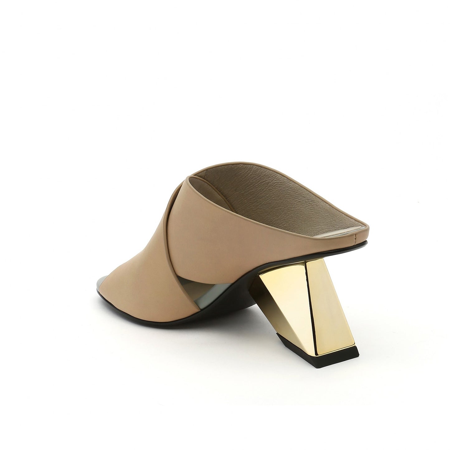 haute criss cross open toe sandals all apricot 4