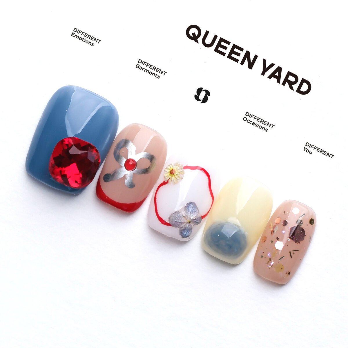 Heartbeat of the Sea 3D Press-On Nails