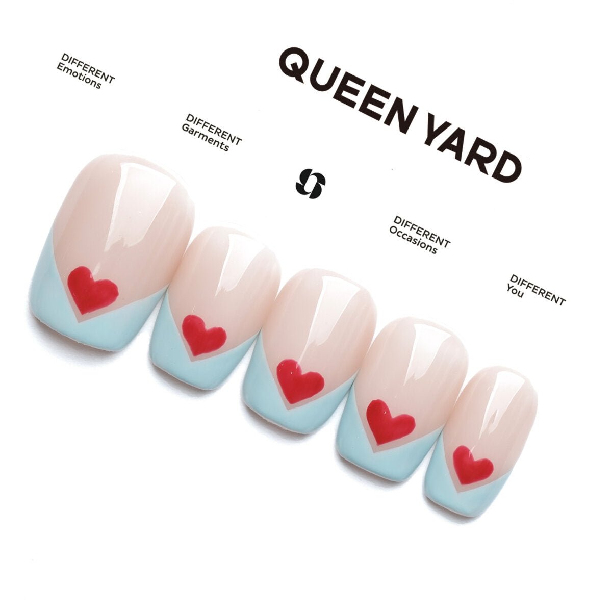 Heartflutter Sheer French Press-On Nails