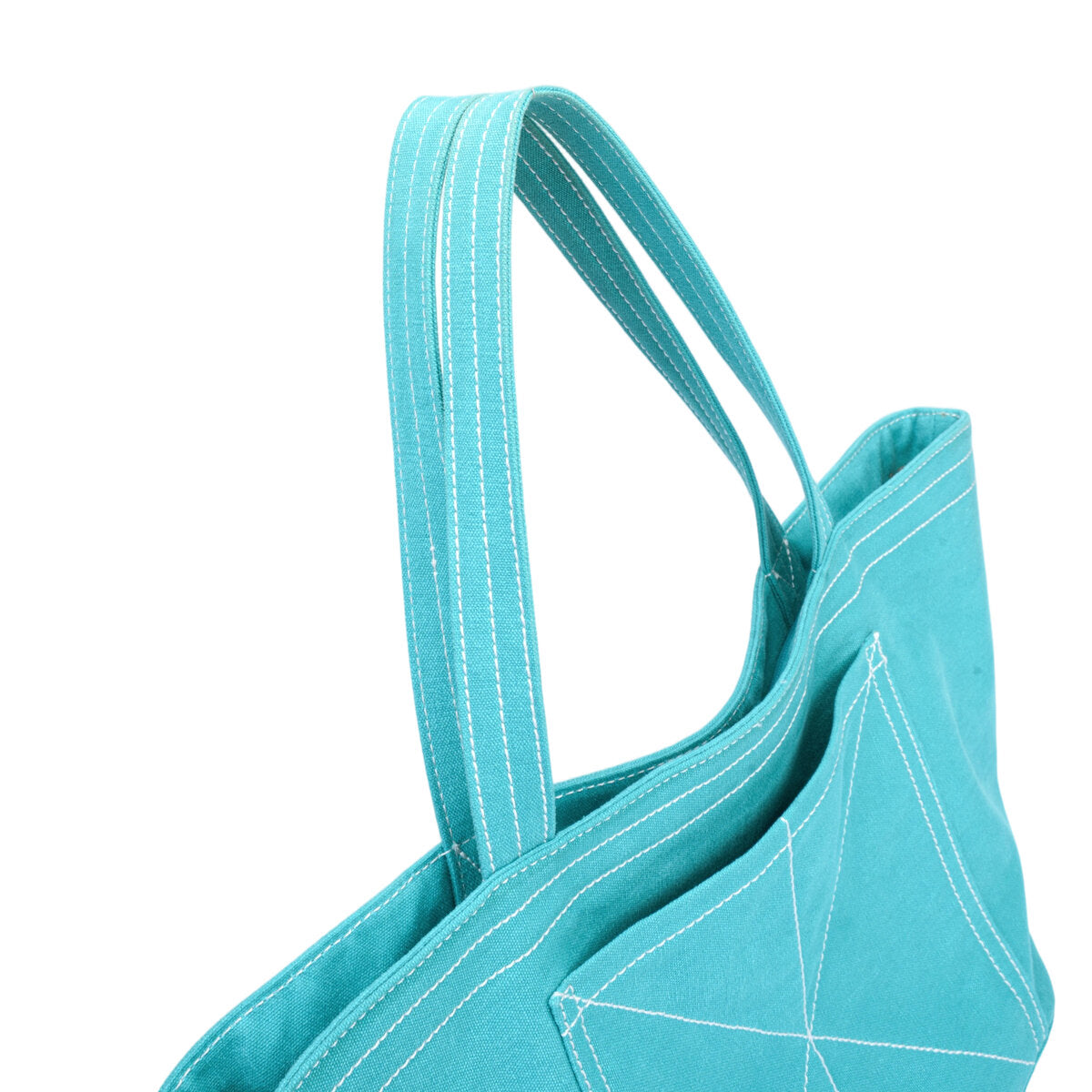 Heavy-Duty Canvas Tote Bag with Reinforced Front Pocket & Zip Closure – Large Laptop Commuter Shoulder Bag